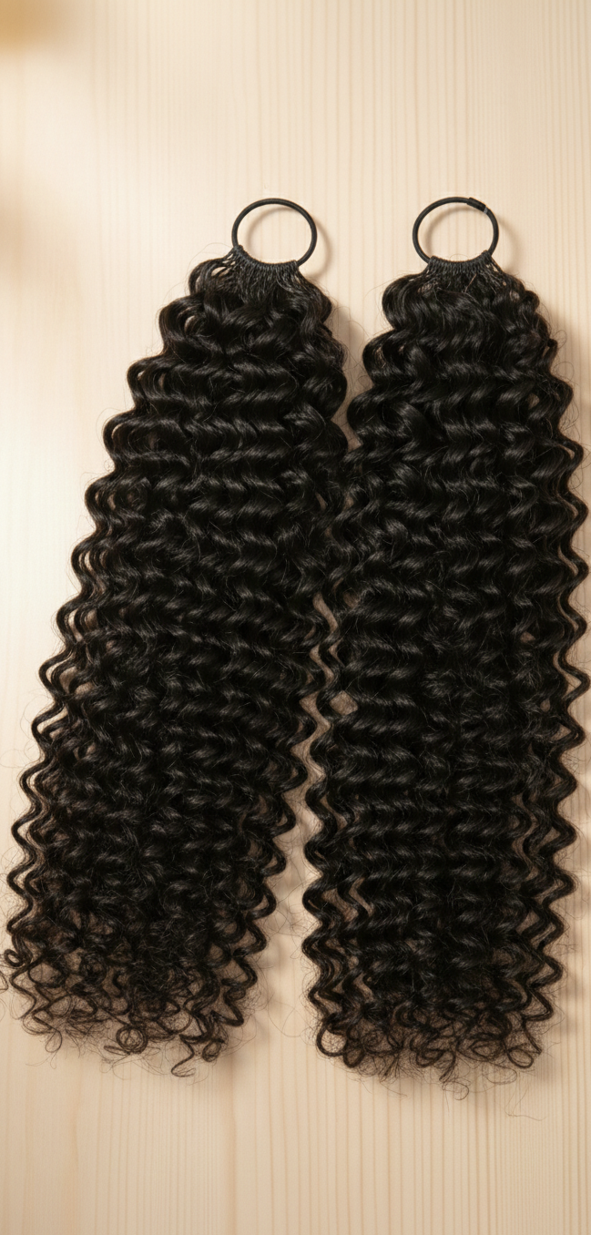 Jerry Curly Feather Crotchet